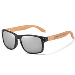 Beech wood Handmade Sunglasses Men Polarized Eyewear Outdoor Driving Sun Glasses Reinforced Hinge