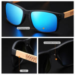 Beech wood Handmade Sunglasses Men Polarized Eyewear Outdoor Driving Sun Glasses Reinforced Hinge