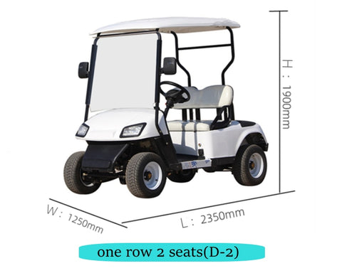 Electric Golf Cart License Required 2+2 Seats 3KW Motor