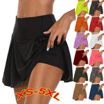 2 in 1 Skirt Women Breathable Two-piece Sports Golf Shorts Casual Exercise