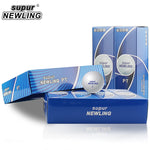 1 Box Supur NEWLING Golf Balls Long Distance 2 Layers Golf Game Ball 12 pcs Golf Distance Balls