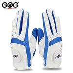 1pair left and right hand Golf Gloves children Boys grils fabric 2 colors white pink blue soft and breathable sports glove new