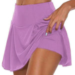 2 in 1 Skirt Women Breathable Two-piece Sports Golf Shorts Casual Exercise