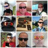 Queshark Polarized Sunglasses Sports Golf Driving Glasses Men Women