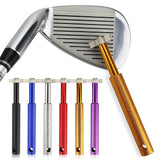 Golf Sharpener Golf Club Grooving Sharpening Tool Golf Club Sharpener Head Strong Wedge Alloy Wedge Sharpening Cut 6 colors