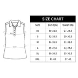 Womens Polo Sleeveless Shirts UPF 50+ Quick Dry Golf Tennis Athletic Tank Tops Outdoor Sports
