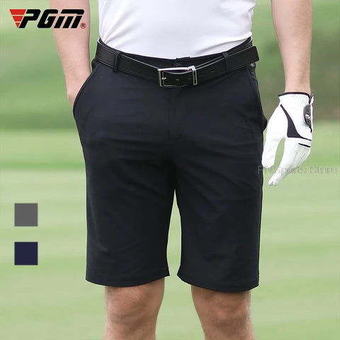 Pgm Summer Men's Golf Shorts Elastic Knee Length Shorts Quick-Drying Golf Short Trousers 30-38