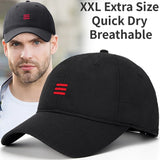 Big Head XXL Oversize Baseball Cap for Men Women Sports Adjustable  Breathable Golf Hats High Crown
