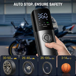 CAFELE 12V Car Air Compressor Portable Electric Air Pump Wireless Car Tyre Inflator Digital Bicycle Pump For Auto Accessories