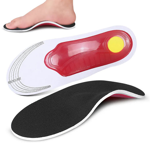 Correction Foot Pain Relief OX Leg Inner Sole for Shoes Arch Support Insole for Flat Feet Men Women Orthopedic Plantar Fasciitis