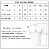 Plus Size Summer Polo Shirt Casual Fashion Polo Tee Shirts Men Short Sleeve Quick Dry Fishing Golf T-shirt Tops Clothing