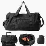 Oxford Foldable Travel Duffel Bag for Men 37L Waterproof Sports Tote Gym Shoulder Weekender Overnight Bags Large Capacity