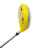Golf Driver Yellow Titanium High COR Long Distance 470 Highest C.O.R with Graphite Shaft