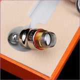 Two-holed Cigar Punch with Metal Clipper Perfect Gift for Cigar Aficionados