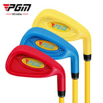 PGM Golf Kids Club Beginner Practice Rod Boys Girls No. 7 Iron Plastic Head Ultra Light Carbon Shaft Golf Accessories