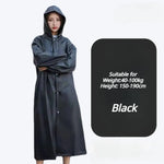 Disposable Raincoat Long Full-body rain-proof men's adult women transparent  portable