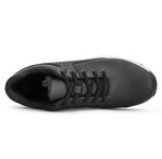 Sport Golf Shoes for Men Soft Walking Sneakers Leather Black Gray Waterproof Spikeless