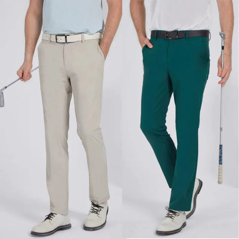Summer golf wear Men's Stretch Golf Pants Quick Dry Lightweight Casual Dress Pants with Pockets Classic