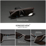 KINGSEVEN New Polarized Sunglasses Women, Men Driving Classic Square Frame Sun Glasses sunglasses