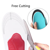 Correction Foot Pain Relief OX Leg Inner Sole for Shoes Arch Support Insole for Flat Feet Men Women Orthopedic Plantar Fasciitis