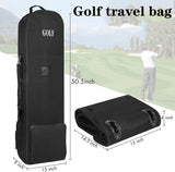 Soft Golf Travel Bags With Wheels Large Capacity Aviation Bag Practical Durable Golf Club Bags Storage Pouch