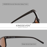 KINGSEVEN New Polarized Sunglasses Women, Men Driving Classic Square Frame Sun Glasses sunglasses