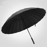 umbrella 24 Rib straight 24K large golf umbrellas outdoor 2-3 People Luxury Large Windproof parasol