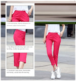 Summer golf trousers casual elastic quick-drying cultivate one's morality