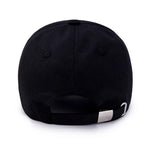 Hat Men and Women Golf Cap Spring and Summer Black and White Leisure Travel Sun Protection Cap