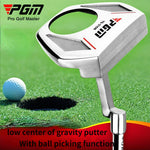 PGM Golf Club Golf Training Supplies Stainless Steel Putter Low Center of Gravity Golf Club with Ball Pickup Function TUG034