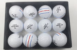 12pcs/box NEWLING Golf Ball with 3 color full aim lines  Super Long Distance
