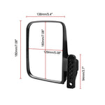 Golf Cart Mirrors - Universal Folding Side View Mirror For Golf Carts For Club Car For EZGO High Quality Auto Accessories