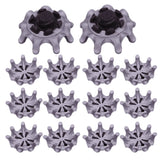 14pcs Golf Spikes Pins 1/4 Turn Fast Twist Shoe Spikes Replacement Set