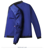 Men's Slim-Fit Golf Jackets Waterproof Water Proof Wind Breaker Casual Coat