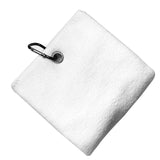 Microfiber Golf Towel 40X40cmTowel Hook and Loop Fastener The Convenient Golf Cleaning Towel Black Grey Blue White New