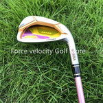 Women  Golf Irons Set HONMA  5-11 SW / AW Golf Clubs L Flex Graphite Shaft and Headcover